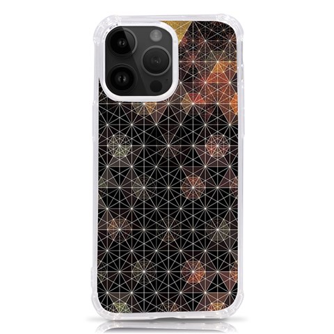 Abstract Psychedelic Geometry Andy Gilmore Sacred iPhone 14 Pro Max TPU UV Print Case from ArtsNow.com Front