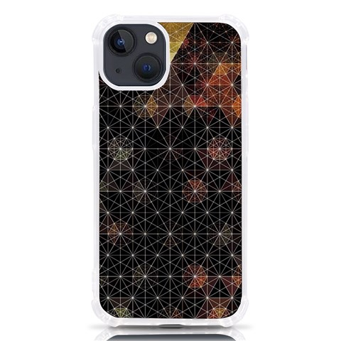 Abstract Psychedelic Geometry Andy Gilmore Sacred iPhone 13 TPU UV Print Case from ArtsNow.com Front