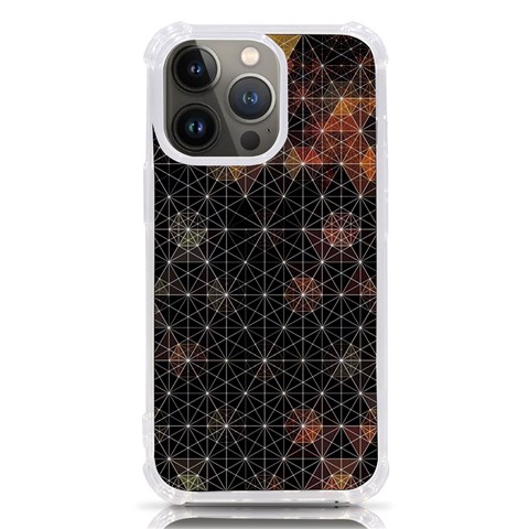 Abstract Psychedelic Geometry Andy Gilmore Sacred iPhone 13 Pro TPU UV Print Case from ArtsNow.com Front