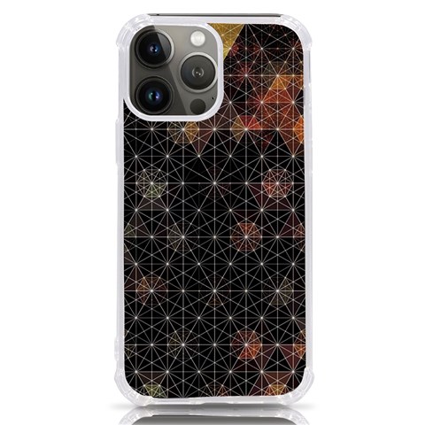 Abstract Psychedelic Geometry Andy Gilmore Sacred iPhone 13 Pro Max TPU UV Print Case from ArtsNow.com Front