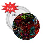 Somewhere Near Oblivion Nightmares Acid Colors Psychedelic 2.25  Buttons (10 pack) 
