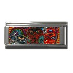 Somewhere Near Oblivion Nightmares Acid Colors Psychedelic Superlink Italian Charm (9mm)