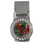 Somewhere Near Oblivion Nightmares Acid Colors Psychedelic Money Clips (CZ) 