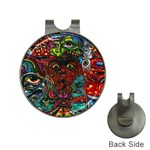 Somewhere Near Oblivion Nightmares Acid Colors Psychedelic Hat Clips with Golf Markers
