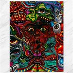Somewhere Near Oblivion Nightmares Acid Colors Psychedelic Canvas 36  x 48 