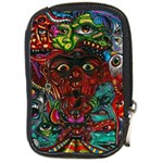 Somewhere Near Oblivion Nightmares Acid Colors Psychedelic Compact Camera Leather Case