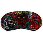 Somewhere Near Oblivion Nightmares Acid Colors Psychedelic Sleep Mask