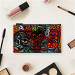 Somewhere Near Oblivion Nightmares Acid Colors Psychedelic Cosmetic Bag (Small)
