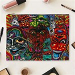 Somewhere Near Oblivion Nightmares Acid Colors Psychedelic Cosmetic Bag (XL)
