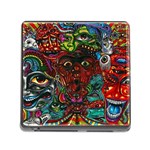 Somewhere Near Oblivion Nightmares Acid Colors Psychedelic Memory Card Reader (Square 5 Slot)