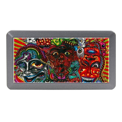Somewhere Near Oblivion Nightmares Acid Colors Psychedelic Memory Card Reader (Mini) from ArtsNow.com Front