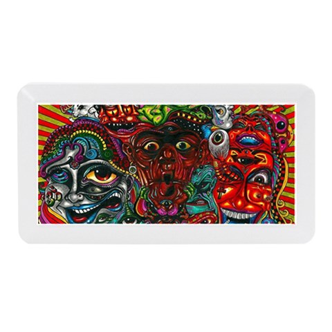 Somewhere Near Oblivion Nightmares Acid Colors Psychedelic Memory Card Reader (Mini) from ArtsNow.com Front