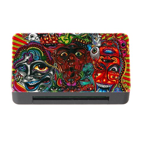Somewhere Near Oblivion Nightmares Acid Colors Psychedelic Memory Card Reader with CF from ArtsNow.com Front