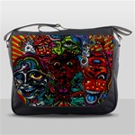 Somewhere Near Oblivion Nightmares Acid Colors Psychedelic Messenger Bag