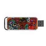 Somewhere Near Oblivion Nightmares Acid Colors Psychedelic Portable USB Flash (One Side)