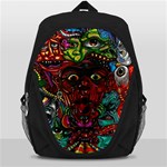 Somewhere Near Oblivion Nightmares Acid Colors Psychedelic Backpack Bag