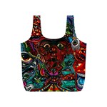 Somewhere Near Oblivion Nightmares Acid Colors Psychedelic Full Print Recycle Bag (S)