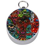 Somewhere Near Oblivion Nightmares Acid Colors Psychedelic Silver Compasses