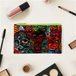 Somewhere Near Oblivion Nightmares Acid Colors Psychedelic Cosmetic Bag (XS)
