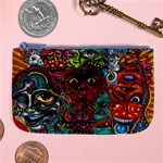 Somewhere Near Oblivion Nightmares Acid Colors Psychedelic Large Coin Purse