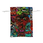 Somewhere Near Oblivion Nightmares Acid Colors Psychedelic Lightweight Drawstring Pouch (S)