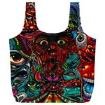 Somewhere Near Oblivion Nightmares Acid Colors Psychedelic Full Print Recycle Bag (XXXL)