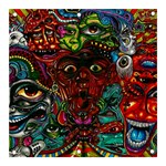 Somewhere Near Oblivion Nightmares Acid Colors Psychedelic Banner and Sign 3  x 3 
