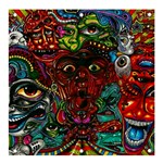 Somewhere Near Oblivion Nightmares Acid Colors Psychedelic Banner and Sign 4  x 4 