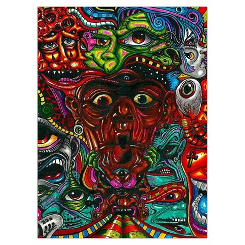 Somewhere Near Oblivion Nightmares Acid Colors Psychedelic Playing Cards Single Design (Rectangle) with Custom Box from ArtsNow.com Card