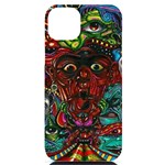 Somewhere Near Oblivion Nightmares Acid Colors Psychedelic iPhone 14 Plus Black UV Print Case