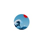 Minimalism Great Wave Off Kanagawa 1  Mini Magnets
