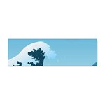 Minimalism Great Wave Off Kanagawa Sticker Bumper (100 pack)