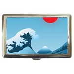 Minimalism Great Wave Off Kanagawa Cigarette Money Case