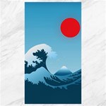Minimalism Great Wave Off Kanagawa Canvas 40  x 72 