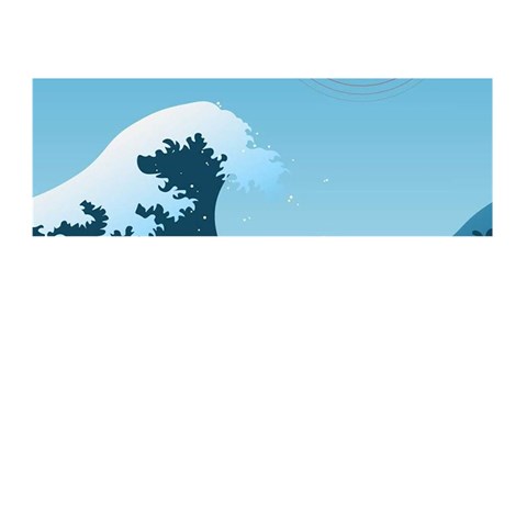 Minimalism Great Wave Off Kanagawa Memory Card Reader (Stick) from ArtsNow.com Front