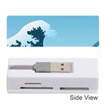 Minimalism Great Wave Off Kanagawa Memory Card Reader (Stick)