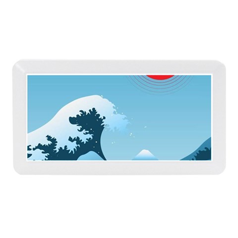Minimalism Great Wave Off Kanagawa Memory Card Reader (Mini) from ArtsNow.com Front