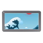 Minimalism Great Wave Off Kanagawa Memory Card Reader (Mini)