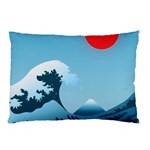 Minimalism Great Wave Off Kanagawa Pillow Case (Two Sides)