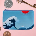 Minimalism Great Wave Off Kanagawa Large Coin Purse