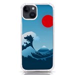 Minimalism Great Wave Off Kanagawa iPhone 14 TPU UV Print Case