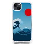 Minimalism Great Wave Off Kanagawa iPhone 14 Plus TPU UV Print Case