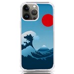 Minimalism Great Wave Off Kanagawa iPhone 13 Pro Max TPU UV Print Case