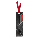 Gamer Tech Black Mesh Red Modern Shape Texture Geometric Pattern Small Book Marks