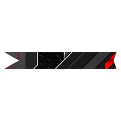 Gamer Tech Black Mesh Red Modern Shape Texture Geometric Pattern Midi Wrap Pencil Skirt from ArtsNow.com Hem