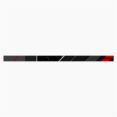 Gamer Tech Black Mesh Red Modern Shape Texture Geometric Pattern Roll Up Canvas Pencil Holder (S) from ArtsNow.com Strap