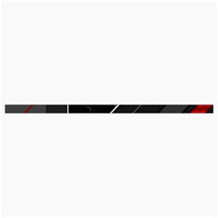 Gamer Tech Black Mesh Red Modern Shape Texture Geometric Pattern Roll Up Canvas Pencil Holder (L) from ArtsNow.com Strap