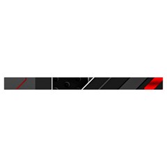 Gamer Tech Black Mesh Red Modern Shape Texture Geometric Pattern Microwave Oven Glove from ArtsNow.com Strap