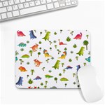 Baby Dino Seamless Pattern Small Mousepad
