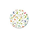 Baby Dino Seamless Pattern Golf Ball Marker (10 pack)